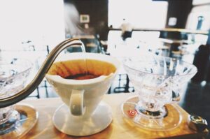 Pourover coffee at Café Milo in Ames. 