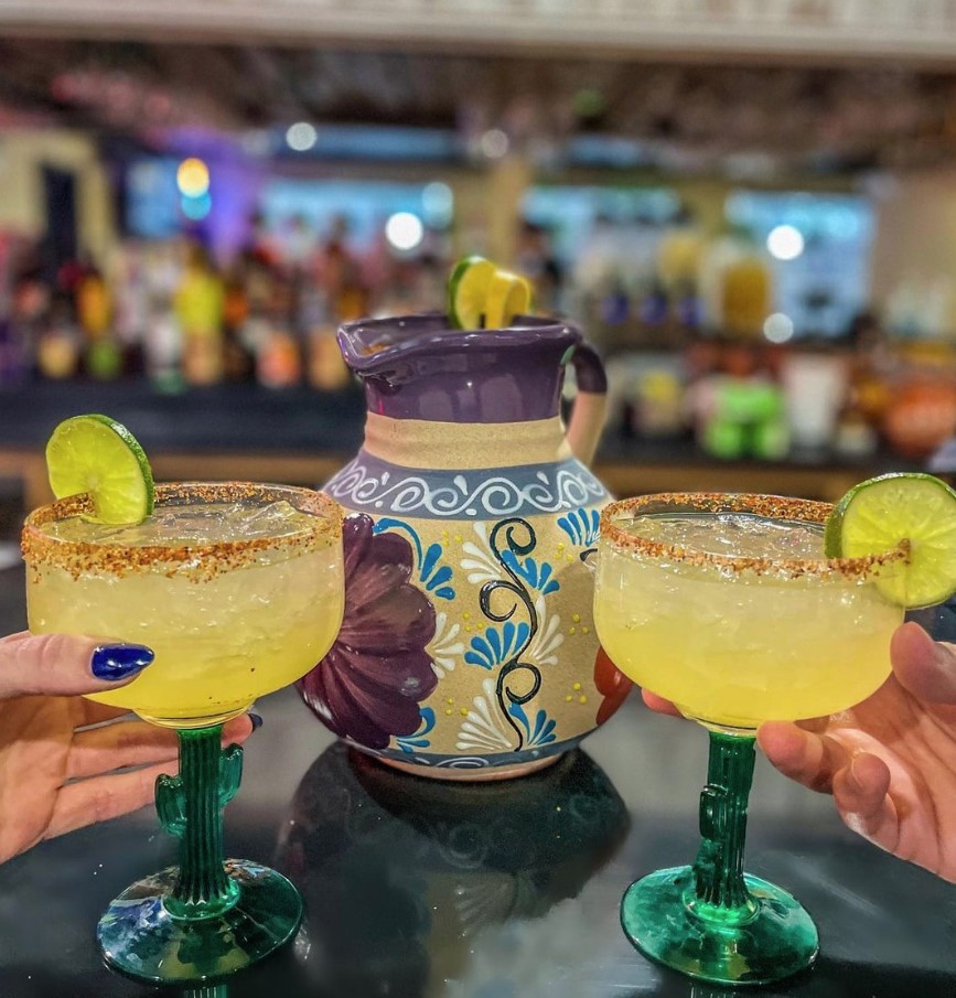Margaritas from Celaya Tex-Mex in Ames, Iowa. Photo courtesy of Celaya Tex-Mex on Instagram.