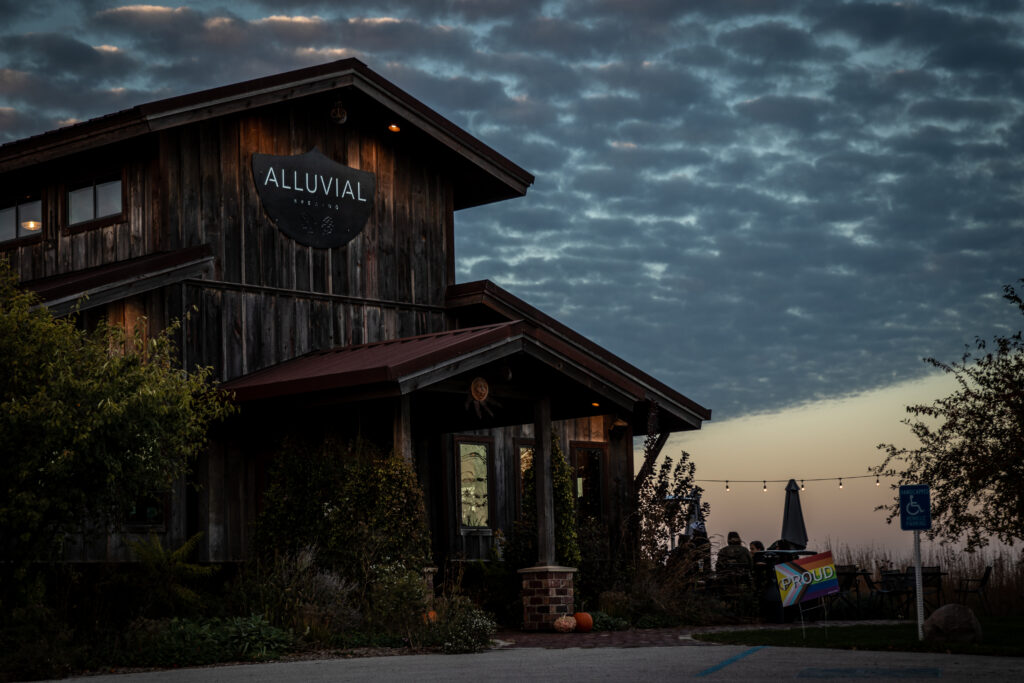 alluvial brewing company outside