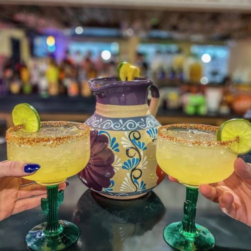 Margaritas from Celaya Tex-Mex in Ames, Iowa. Photo courtesy of Celaya Tex-Mex on Instagram.